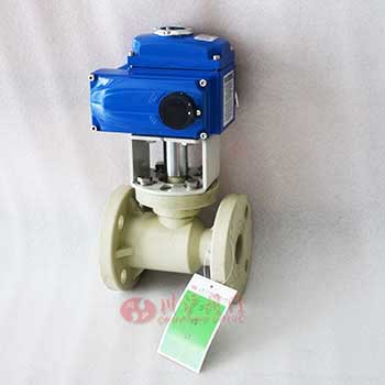 電動(dòng)法蘭塑料球閥圖片