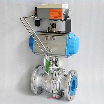 氣動調節(jié)球閥圖片