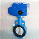 電動(dòng)對(duì)夾蝶閥(橡膠密封)