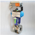 氣動調節(jié)球閥(不銹鋼法蘭連接)