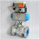 氣動調節(jié)球閥(O型球閥帶定位器)